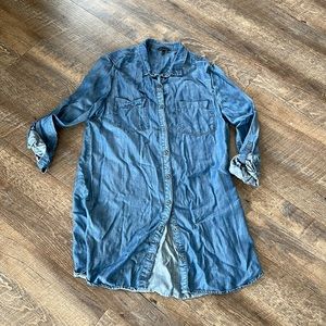 Chambray Shirt Dress